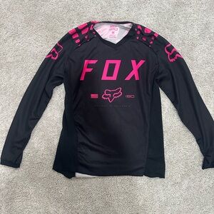 Fox Racing 180 Black and Hot Pink Jersey and Pants medium jersey, 3/4 pants
